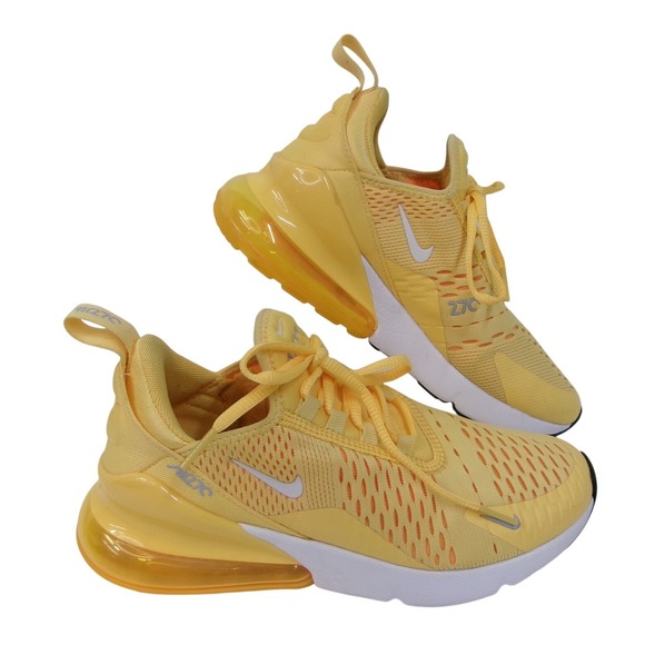 Nike Air Max 270 Women's Topaz Gold / White \u0026 Laser Orange Size 6